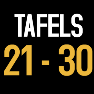 Tafels 21 - 30